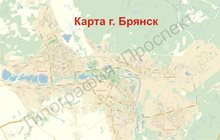 Карта города Брянск